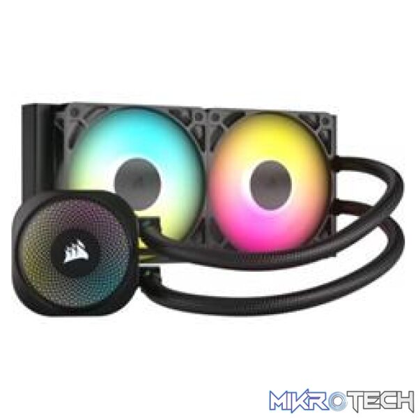 Corsair CW-9060092-WW NAUTILUS 240 RS ARGB 240mm Black Liquid CPU Cooler Corsair CW-9060092-WW NAUTILUS 240 RS ARGB 240mm Black Liquid CPU Cooler
