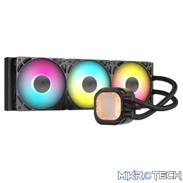 Corsair CW-9060093-WW NAUTILUS 360 RS ARGB 360mm Black Liquid CPU Cooler - Image 3