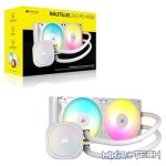 Corsair CW-9060094-WW NAUTILUS 240 RS ARGB 240mm White Liquid CPU Cooler - Image 7