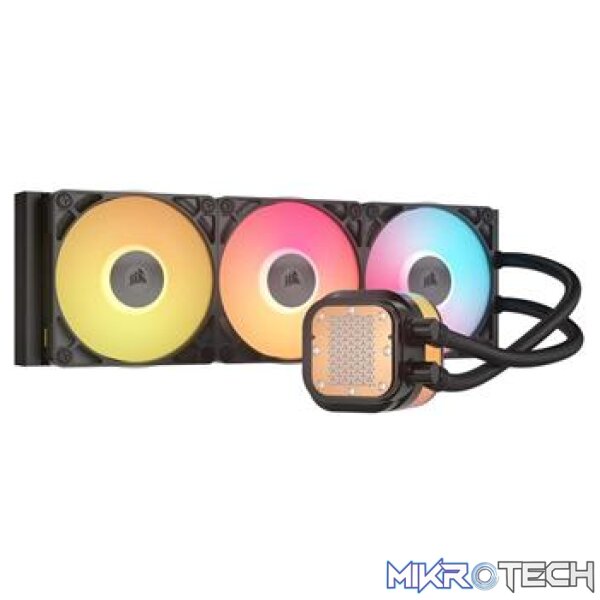 Corsair CW-9061023-WW iCUE LINK TITAN 360 RX LCD 360mm Black Liquid CPU Cooler - Image 2