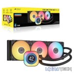 Corsair CW-9061023-WW iCUE LINK TITAN 360 RX LCD 360mm Black Liquid CPU Cooler - Image 5