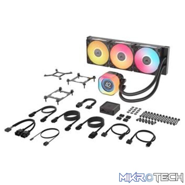 Corsair CW-9061023-WW iCUE LINK TITAN 360 RX LCD 360mm Black Liquid CPU Cooler - Image 6