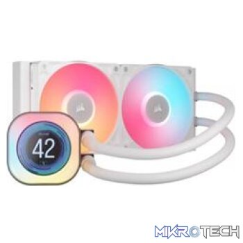 Corsair CW-9061025-WW iCUE LINK TITAN 240 RX LCD 240mm White Liquid CPU Cooler