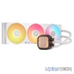 Corsair CW-9061026-WW iCUE LINK TITAN 360 RX LCD 360mm White Liquid CPU Cooler - Image 2