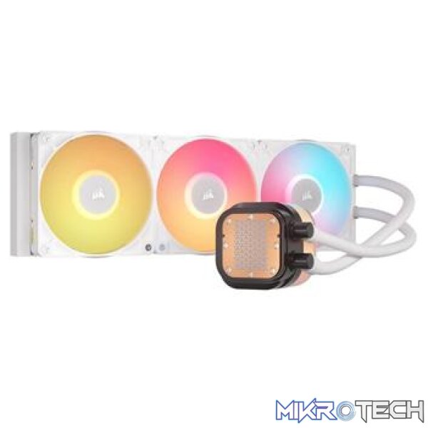 Corsair CW-9061026-WW iCUE LINK TITAN 360 RX LCD 360mm White Liquid CPU Cooler - Image 2