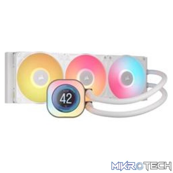Corsair CW-9061026-WW iCUE LINK TITAN 360 RX LCD 360mm White Liquid CPU Cooler Corsair CW-9061026-WW iCUE LINK TITAN 360 RX LCD 360mm White Liquid CPU Cooler