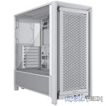 Corsair FRAME 4000D RS Tempered Glass White Steel Modular ATX Mid-Tower Gaming Chassis