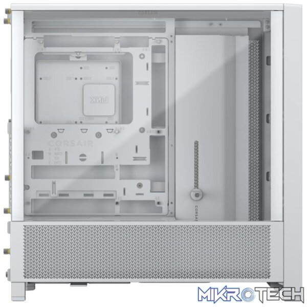 Corsair FRAME 4000D White Steel Modular ATX Mid-Tower Gaming Chassis - Image 2