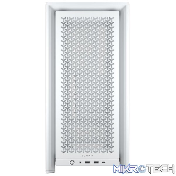 Corsair FRAME 4000D White Steel Modular ATX Mid-Tower Gaming Chassis - Image 3