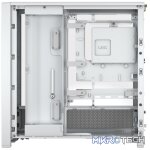 Corsair FRAME 4000D White Steel Modular ATX Mid-Tower Gaming Chassis - Image 5