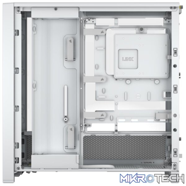 Corsair FRAME 4000D White Steel Modular ATX Mid-Tower Gaming Chassis - Image 5