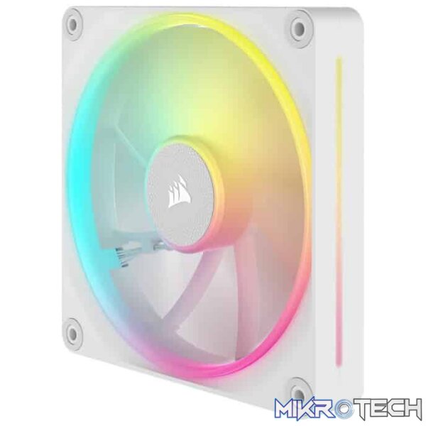 Corsair LX140 RGB iCUE LINK 140mm PWM 2000 RPM White Case Fan - Image 2