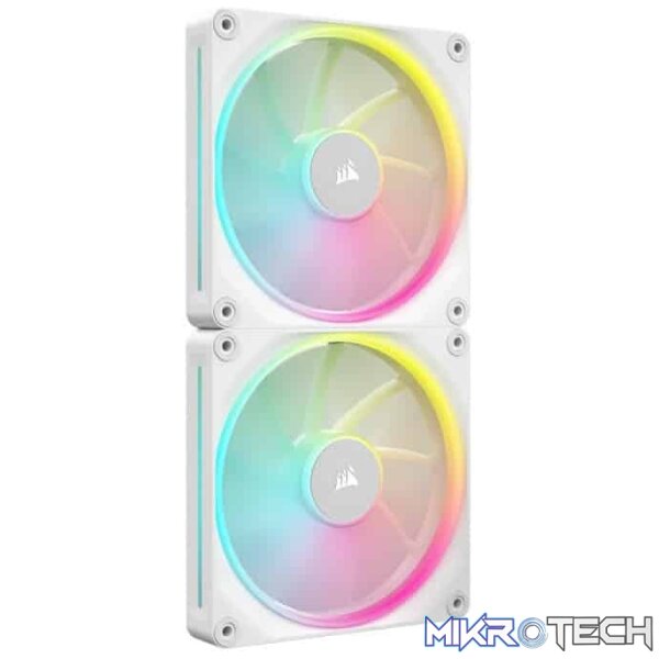 Corsair LX140 RGB iCUE LINK 140mm PWM 2000 RPM White Case Fan – Dual Pack & System Hub Corsair LX140 RGB iCUE LINK 140mm PWM 2000 RPM White Case Fan – Dual Pack & System Hub