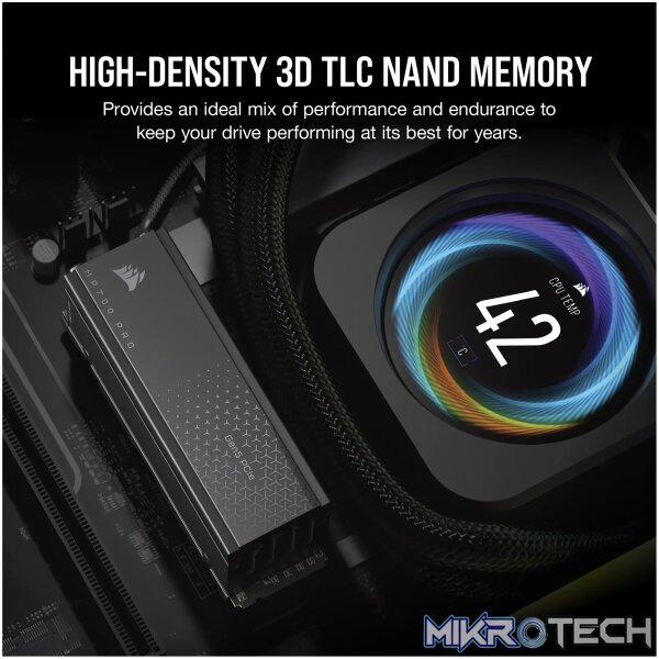 Corsair MP700 PRO. SSD capacity: 2 TB, SSD form factor: M.2, Component for: PC/Game console - Image 12