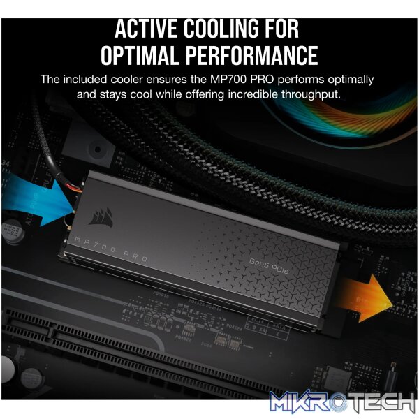 Corsair MP700 PRO. SSD capacity: 2 TB, SSD form factor: M.2, Component for: PC/Game console - Image 9
