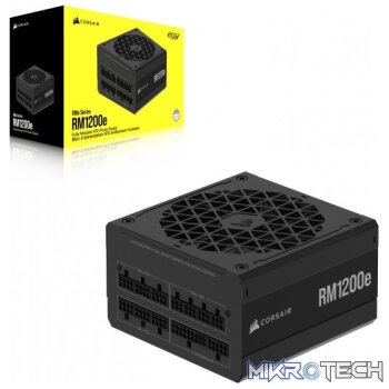 Corsair RM1200e 1200W 80+ Gold Fully Modular Black ATX 3.1 Power Supply