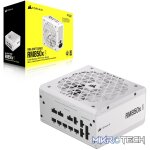 Corsair RM850x Shift White — 850 Watt 80 PLUS Gold;10yr Warranty. ATX (1); EPS (2); PCI-E (4);12VHPWR (1); PATA (8);SATA (12)