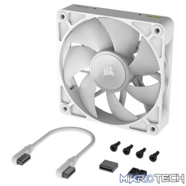 Corsair RX140 RGB iCUE Link 140mm PWM 1700 RPM White Chassis Fan - Image 2