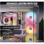 Corsair iCUE LINK LX120-R RGB. Type: Fan, Fan diameter: 12 cm, Rotational speed (max): 2400 RPM, Maximum air pressure: 3.8 mmH2O. Product colour: White - Image 6