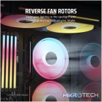 Corsair iCUE LINK LX140-R RGB. Type: Fan, Fan diameter: 14 cm, Rotational speed (max): 2000 RPM, Maximum air pressure: 3.55 mmH2O. Product colour: Black - Image 5