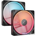Corsair iCUE LINK LX140-R RGB. Type: Fan, Fan diameter: 14 cm, Rotational speed (max): 2000 RPM, Maximum air pressure: 3.55 mmH2O. Product colour: Black - Image 7