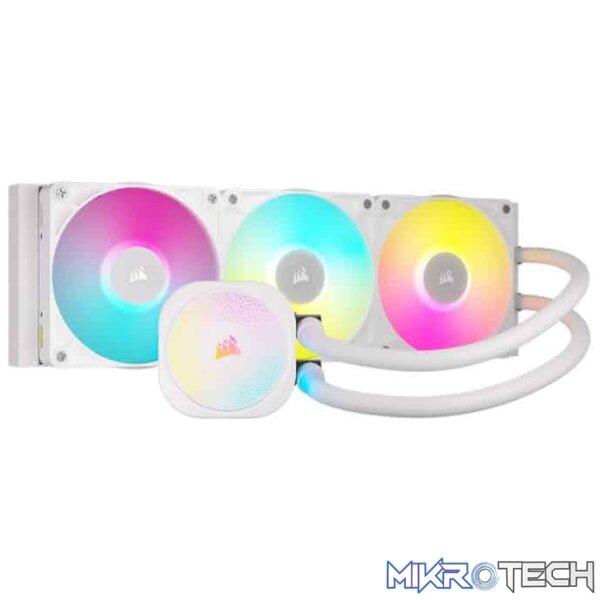 Corsair iCUE LINK TITAN 360 RX RGB 360mm White AIO Liquid CPU Cooler - Image 2