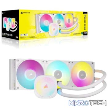 Corsair iCUE LINK TITAN 360 RX RGB 360mm White AIO Liquid CPU Cooler