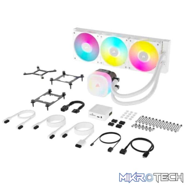 Corsair iCUE LINK TITAN 360 RX RGB 360mm White AIO Liquid CPU Cooler - Image 5