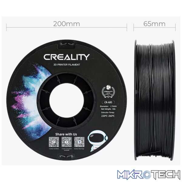 Creality ABS Filament - Black 1kg - Image 5