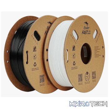 Creality Ender Fast PLA Filament - White + Black
