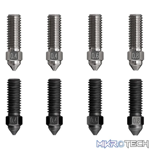 Creality High Flow Nozzle Kit 8 Pc K1/K1Max MK8 0.4/0.6/0.8mm - Image 3