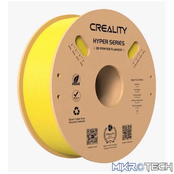 Creality Hyper PLA High-Speed Yellow Filament Creality Hyper PLA High-Speed Yellow Filament
