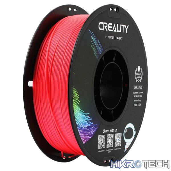 Creality PLA Filament Fluorescent Red 1Kg Creality PLA Filament Fluorescent Red 1Kg