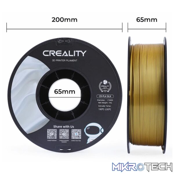 Creality Silk Filament 1kg - Golden - Image 6