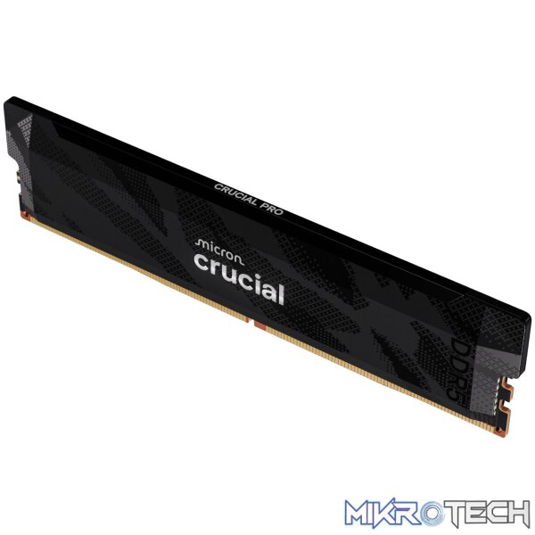 Crucial Pro 16GB 6400Mhz DDR5 Desktop OC Gaming Memory - Black - Image 2