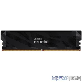 Crucial Pro 16GB 6400Mhz DDR5 Desktop OC Gaming Memory - Black