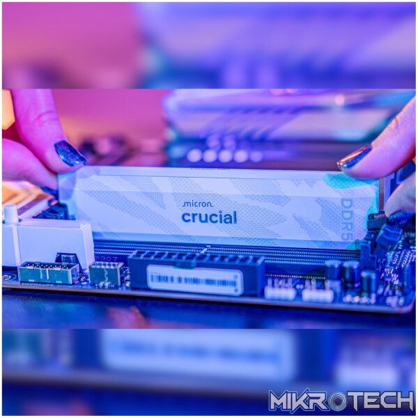 Crucial Pro 16GB 6400Mhz DDR5 Desktop OC Gaming Memory - White - Image 4