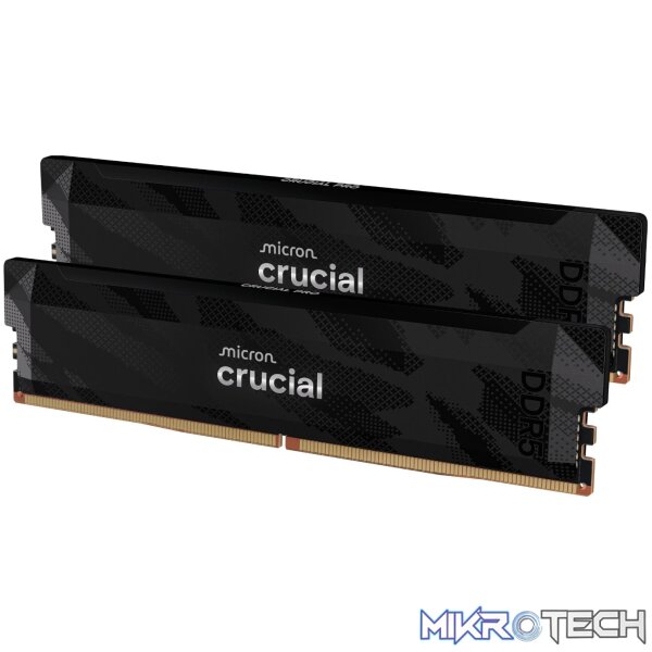Crucial Pro Overclocking DDR5-6400 32GB Desktop Gaming Memory Kit (16GB x 2) - Black - Image 2