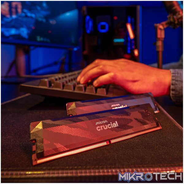 Crucial Pro Overclocking DDR5-6400 32GB Desktop Gaming Memory Kit (16GB x 2) - Black - Image 4