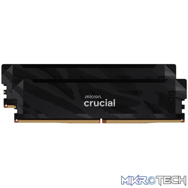 Crucial Pro Overclocking DDR5-6400 32GB Desktop Gaming Memory Kit (16GB x 2) - Black Crucial Pro Overclocking DDR5-6400 32GB Desktop Gaming Memory Kit (16GB x 2) - Black