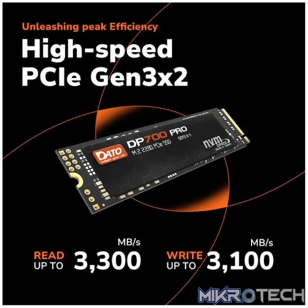 DATO DP700PRO NVME M.2 2280 - 256gb - Image 2