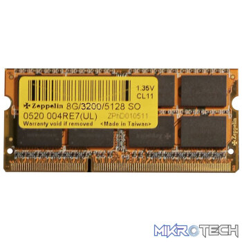 DDR4 16GB SODIMM ZEP PC3200 1X8GU