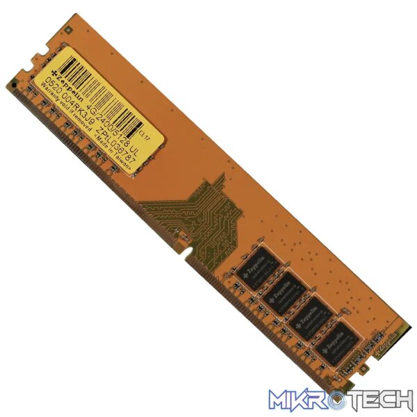 DDR4 4GB ZEPPELIN PC2400 512X8 8IC - Image 2