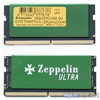 DDR5 16GBX2 SODIMM ZEP PC5600 2GX8 HS
