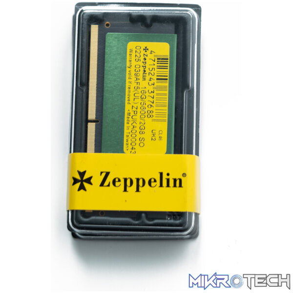 DDR5 32GB SODIMM ZEPPELIN PC5600 2GX8 HS - Image 3