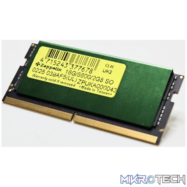 DDR5 32GB ZEPPELIN PC5600 2GX8 HEATSINK - Image 3