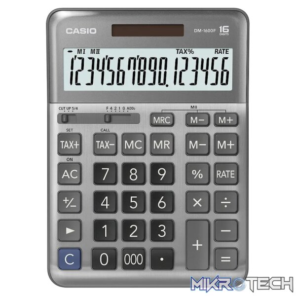 DM- 1600F-W-DP Casio 16 DIGIT COST/SELL/MARGIN DM- 1600F-W-DP Casio 16 DIGIT COST/SELL/MARGIN
