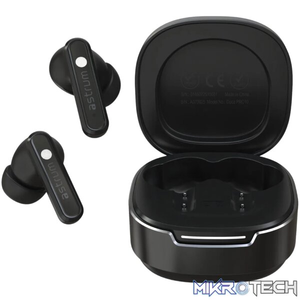DUOZ PRO10 TWS EARBUDS HYBRID ANC 6MIC B DUOZ PRO10 TWS EARBUDS HYBRID ANC 6MIC B
