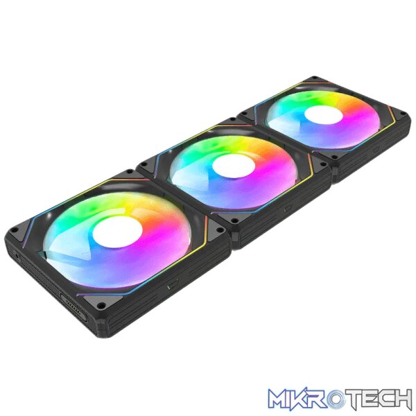 Darkflash G24 ARGB Cooling Fan - Black - 3-in-1 Darkflash G24 ARGB Cooling Fan - Black - 3-in-1