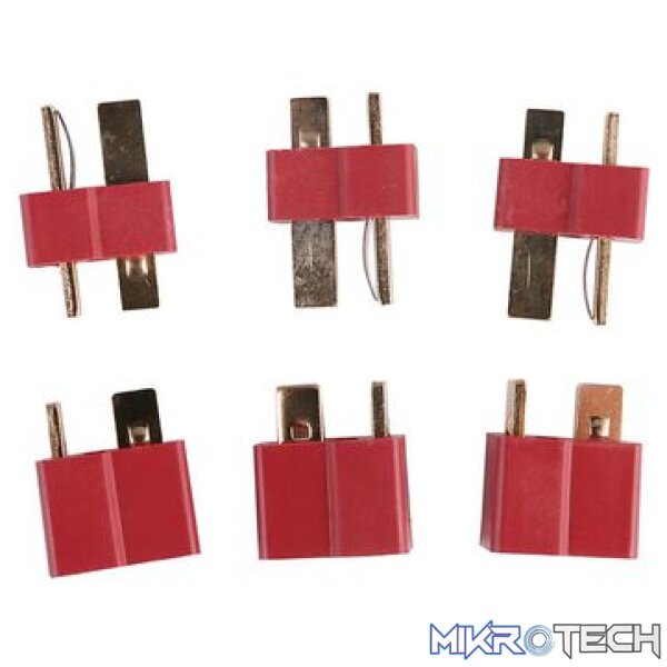 Deans(T) male female plug (3 pairs) Deans(T) male female plug (3 pairs)